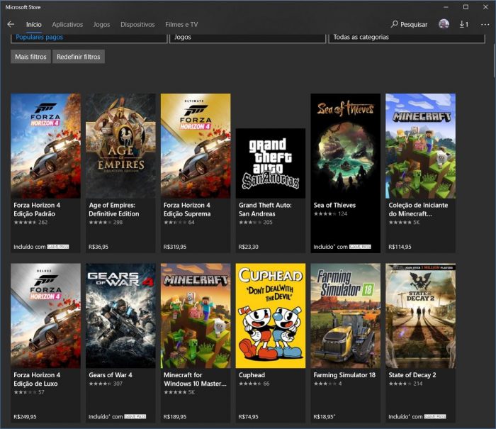 Todos os jogos do Game Pass para PC