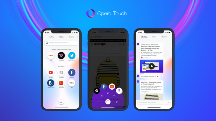 Opera Touch ganha versão para iOS e quer tomar o lugar do Safari no seu iPhone