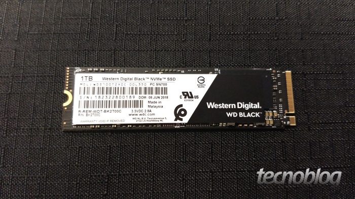 WD Black NVMe é o SSD para games da Western Digital