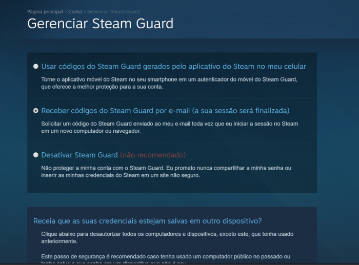Como ativar e desativar o Steam Guard – Tecnoblog