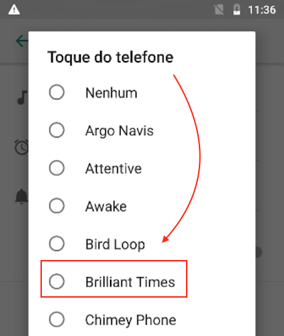 Como mudar o toque do despertador do celular Android?