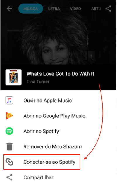Spotify Shazam Integration