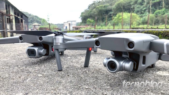 Drones (imagem: André Fogaça/Tecnoblog)
