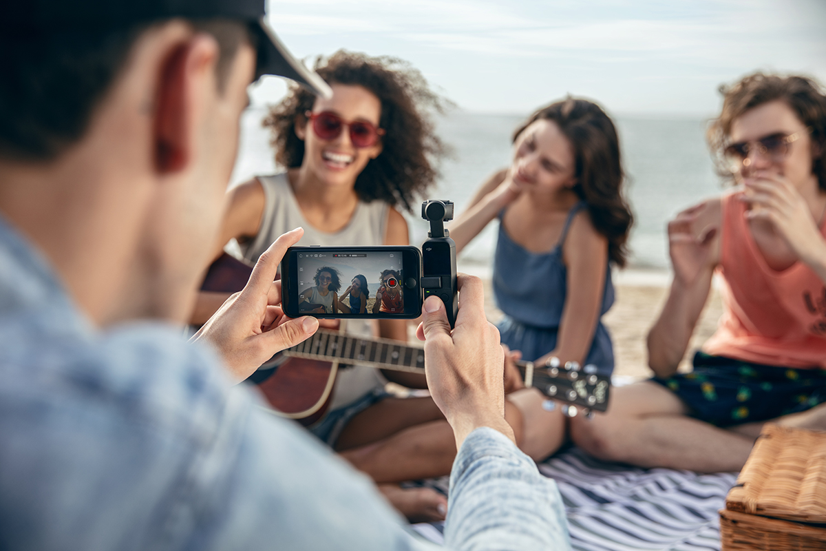 Osmo Pocket Lan Ado Pela Dji Como C Mera De A O Com Estabilizador