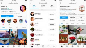 Instagram testa novo visual para a página de perfil
