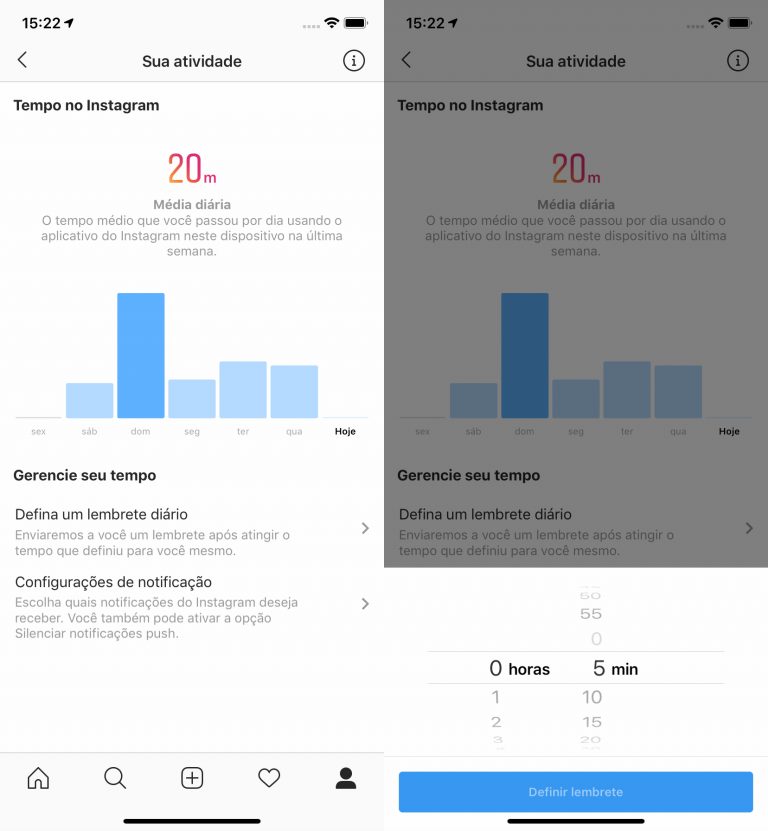 Instagram mostra quanto tempo você passa no app • Tecnoblog