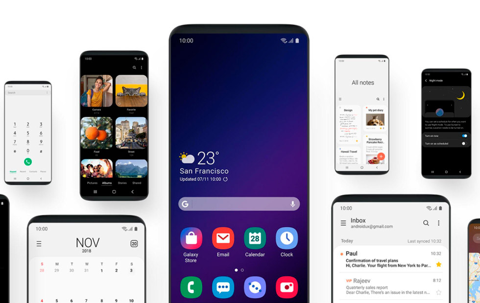 Samsung revela nova interface One UI com Android Pie