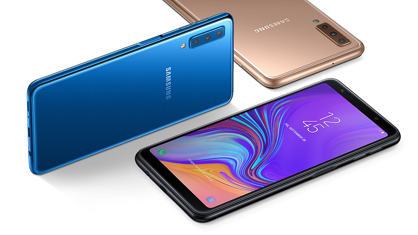 Samsung Galaxy A7 (2018) com câmera tripla chega ao Brasil por R