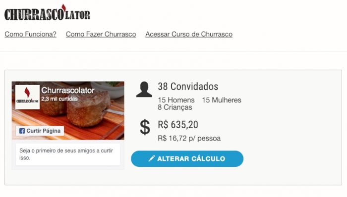 Web / Churrascolator / como calcular churrasco