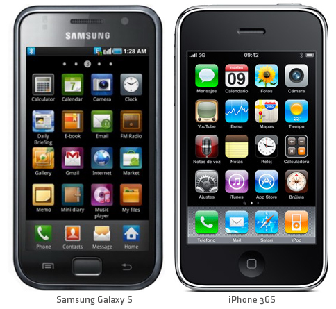 Galaxy S vs. iPhone 3GS