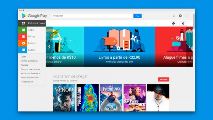 G1 - Loja do Google começa a vender filmes e livros no Brasil - notícias em  Tecnologia e Games