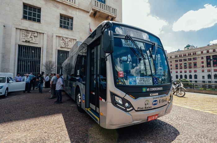 Ônibus elétrico BYD / Caio (Foto: Prefeitura de São Paulo)