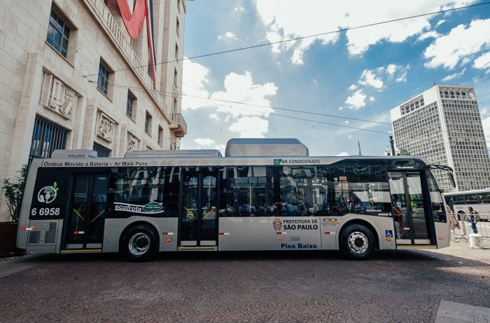 Ônibus elétrico BYD / Caio (Foto: Prefeitura de São Paulo)