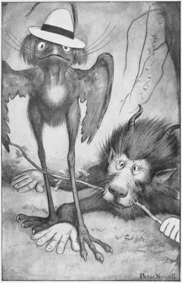 Bandersnatch - Ilustração de Peter Newell para Lewis Carroll