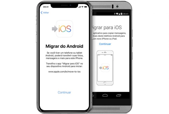 Migrar do Android para o iPhone, iPad ou iPod touch - Suporte da Apple (BR)