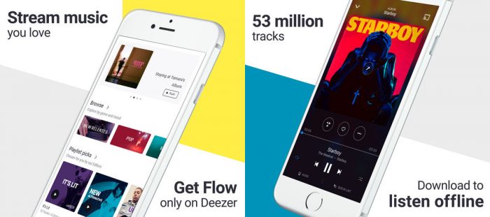 Deezer / baixar música no iphone