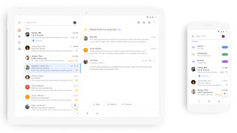 Gmail para Android e iPhone ganha interface mais branca e recurso do Inbox