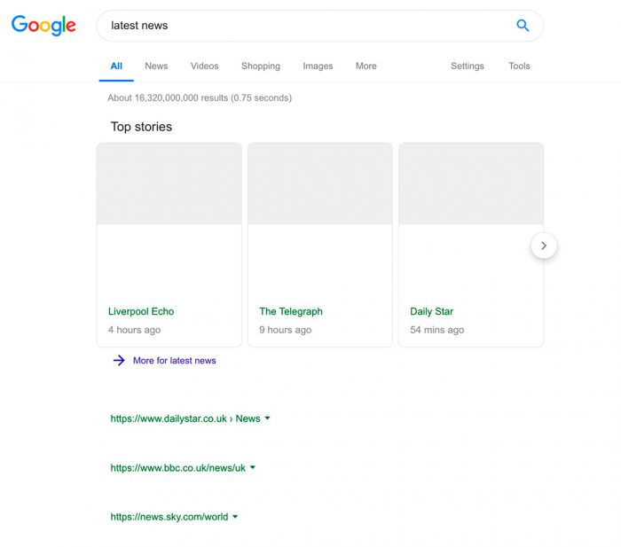 Google mostra como ficaria com lei de direitos autorais da União Europeia
