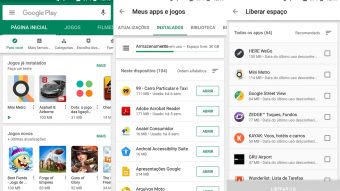 Google Play Store mostra quanto espaço livre há para instalar apps no Android