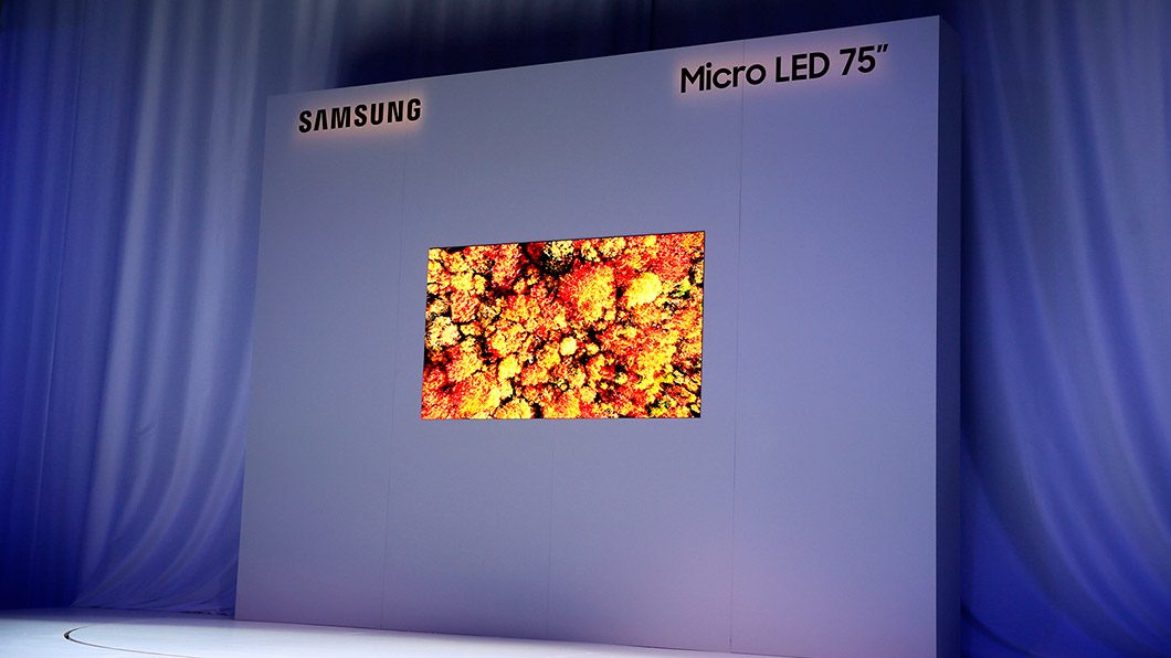 Samsung apresenta TV microLED modular de 75 polegadas na CES 2019
