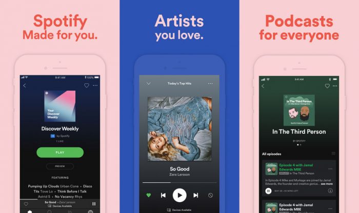 Spotify / baixar música no iphone