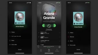 Spotify permitirá bloquear músicas de cantores e bandas