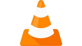 Por que o ícone do VLC Media Player é um cone de sinalização?