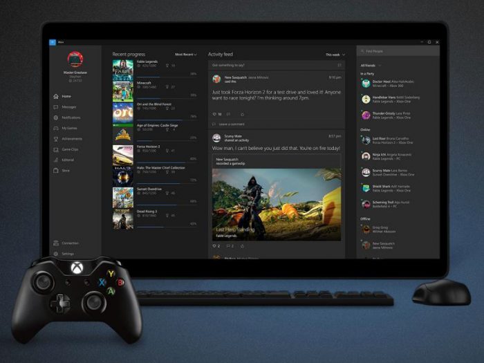 Microsoft / Xbox One no PC / streaming xbox one