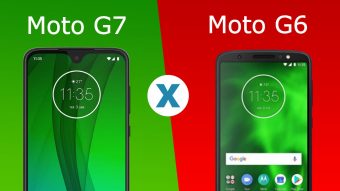 Qual a diferença entre o Moto G7 e o Moto G6?