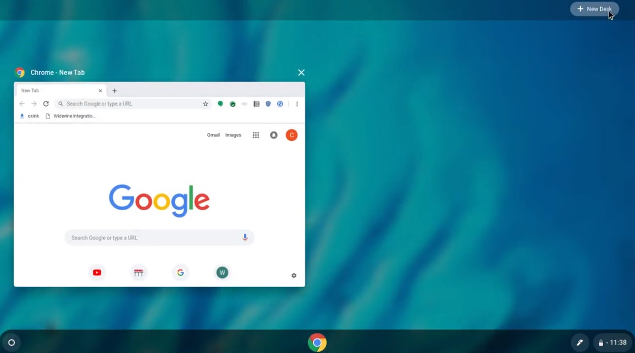 Google prepara múltiplas áreas de trabalho para Chrome OS