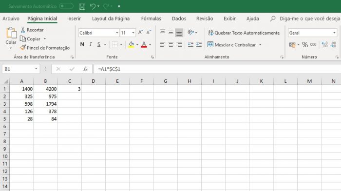 Microsoft Excel / como multiplicar no excel