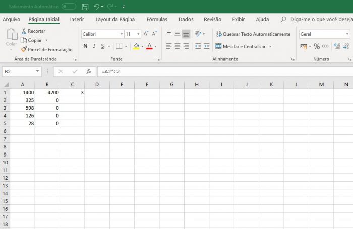 Microsoft Excel / como multiplicar no excel