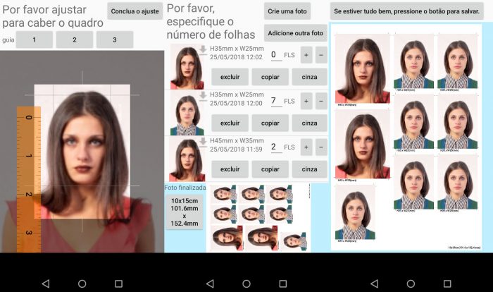 Android / Foto para documentos / foto 3x4