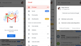 Google libera nova interface branca do Gmail para todos no Android