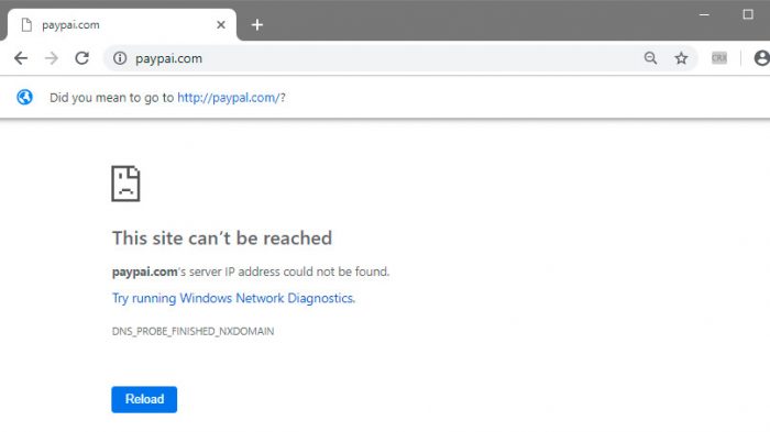 Google Chrome testa aviso contra URLs que se passam por sites legítimos