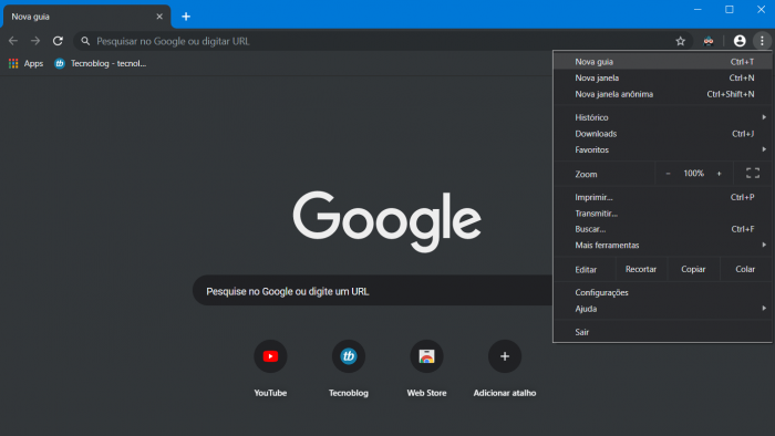 Google Chrome 74 beta traz modo escuro no Windows