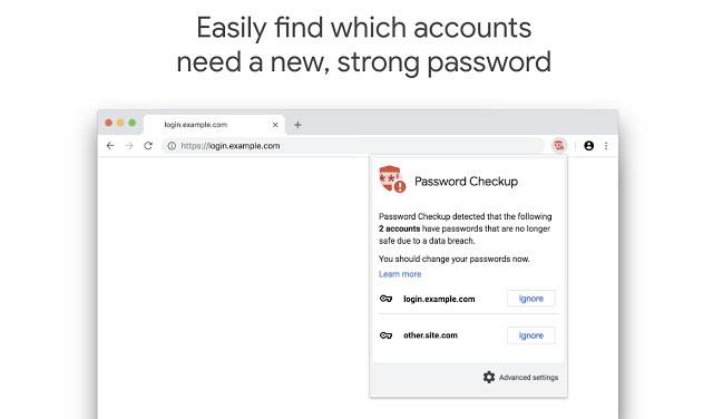 Google Password Checkup