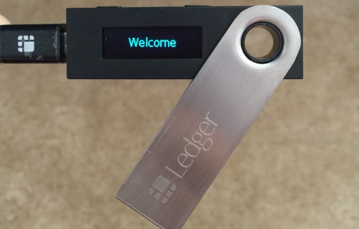 Ledger Nano S / carteira bitcoin