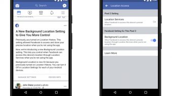 Facebook para Android permite bloquear acesso à localização em segundo plano