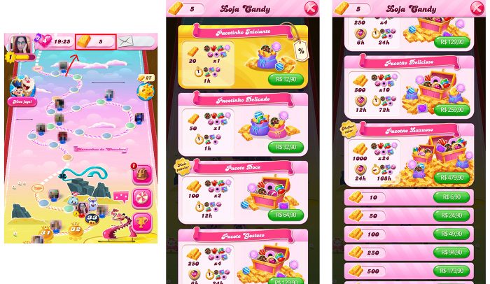 Como conseguir barras de ouro no Candy Crush – Tecnoblog