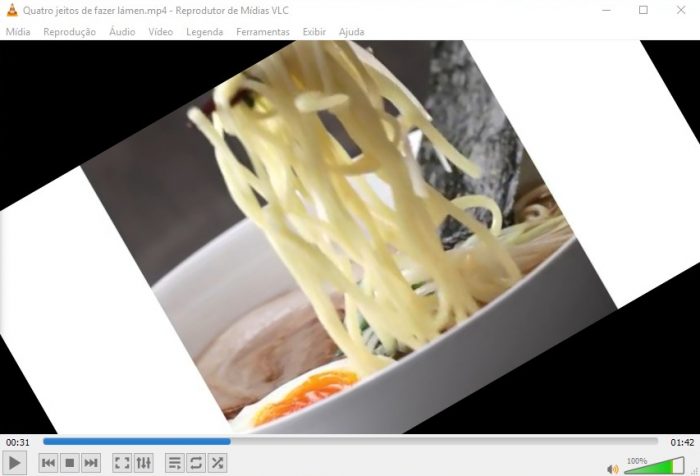 Vídeo rotacionado no VLC / como girar um video no vlc
