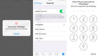 WhatsApp protege mensagens do iPhone com Touch ID e Face ID
