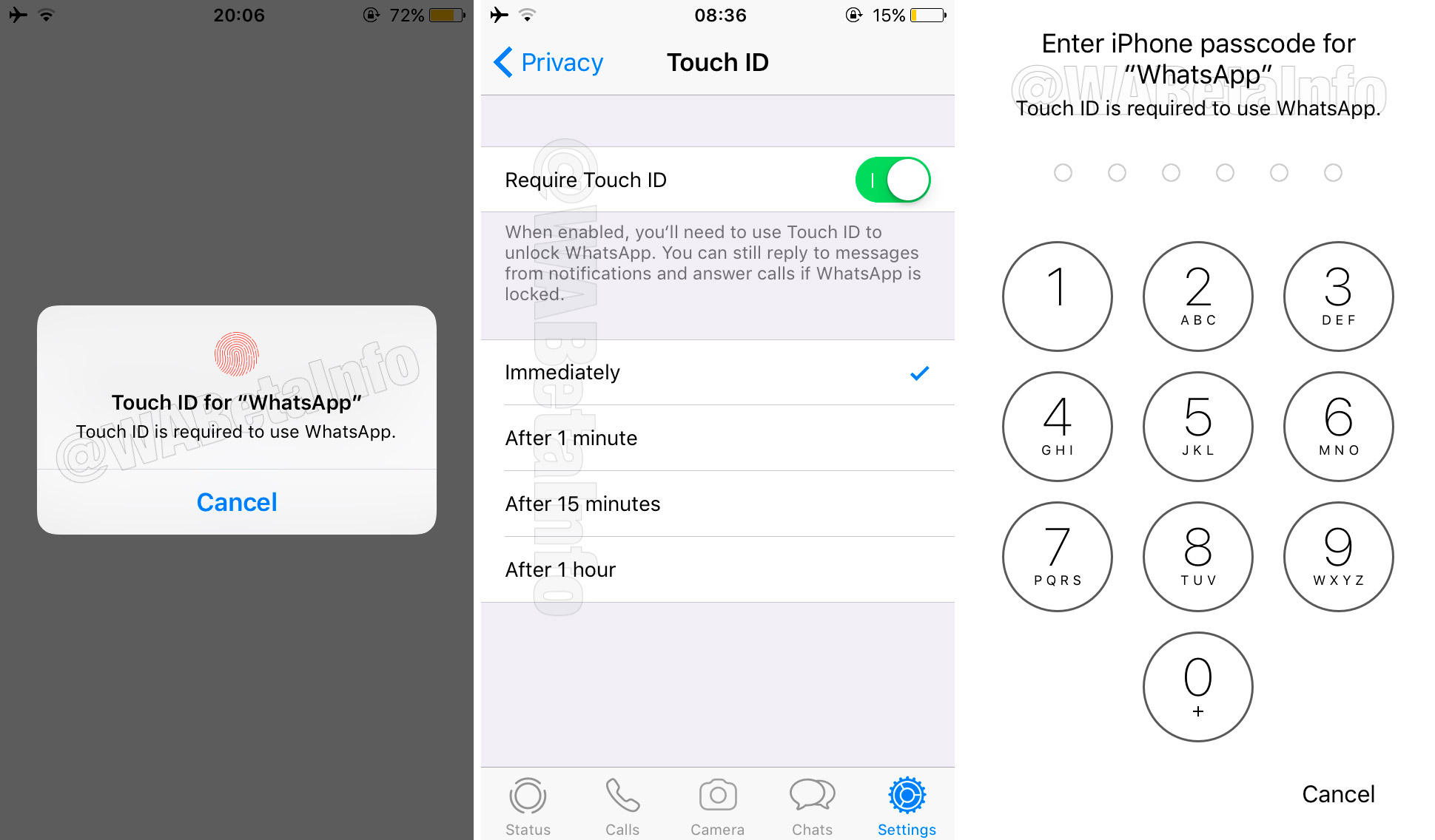 WhatsApp agora tem bloqueio de acesso por Touch ID e Face ID no iOS –  TecMundo - AMG Tecnologia