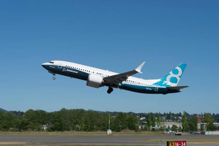 Avião Boeing 737 Max 8 (imagem: divulgação/Boeing)