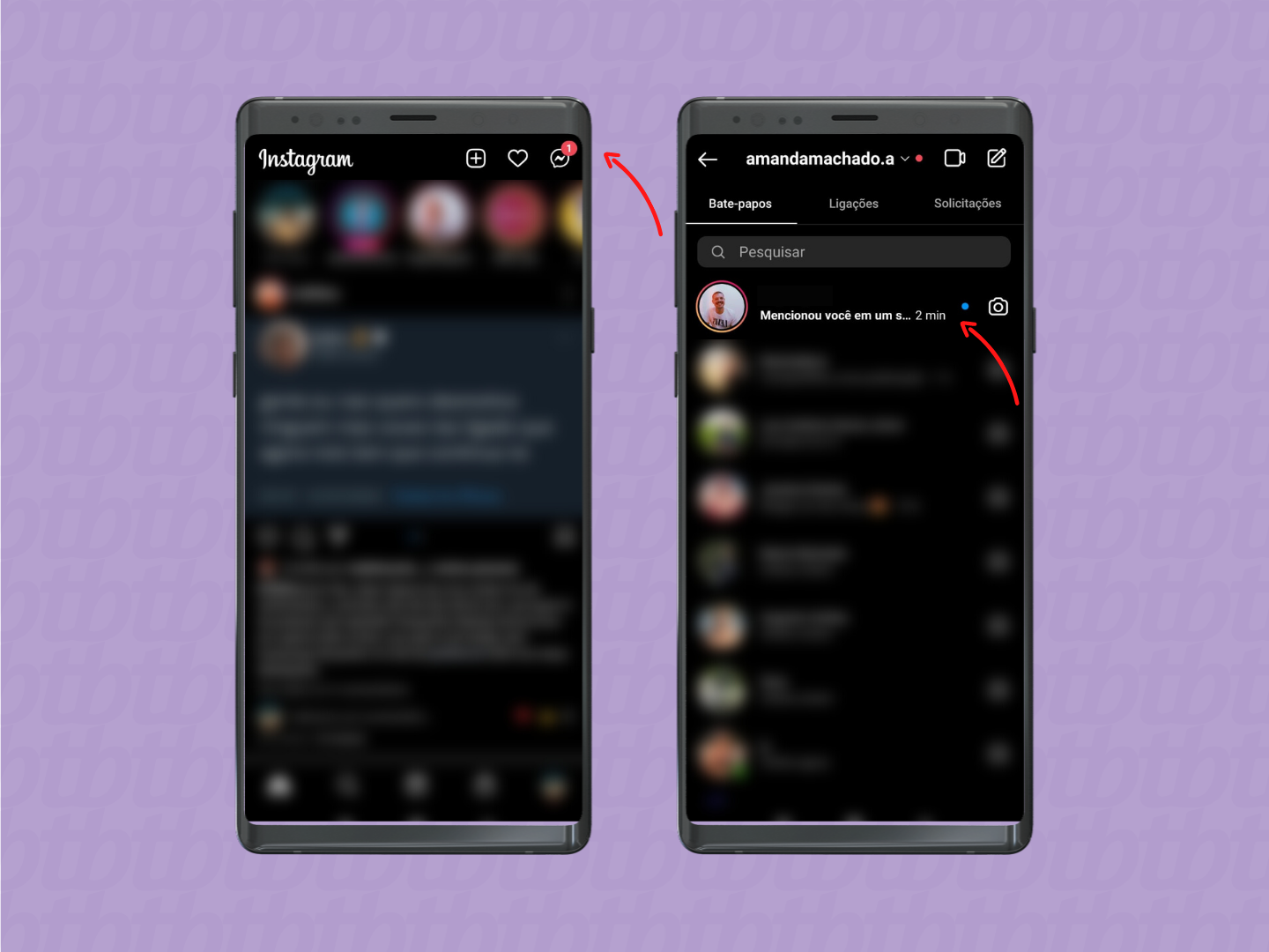 screenshot notificação menção stories