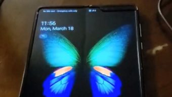 Vídeo do Samsung Galaxy Fold mostra vinco no meio da tela dobrável