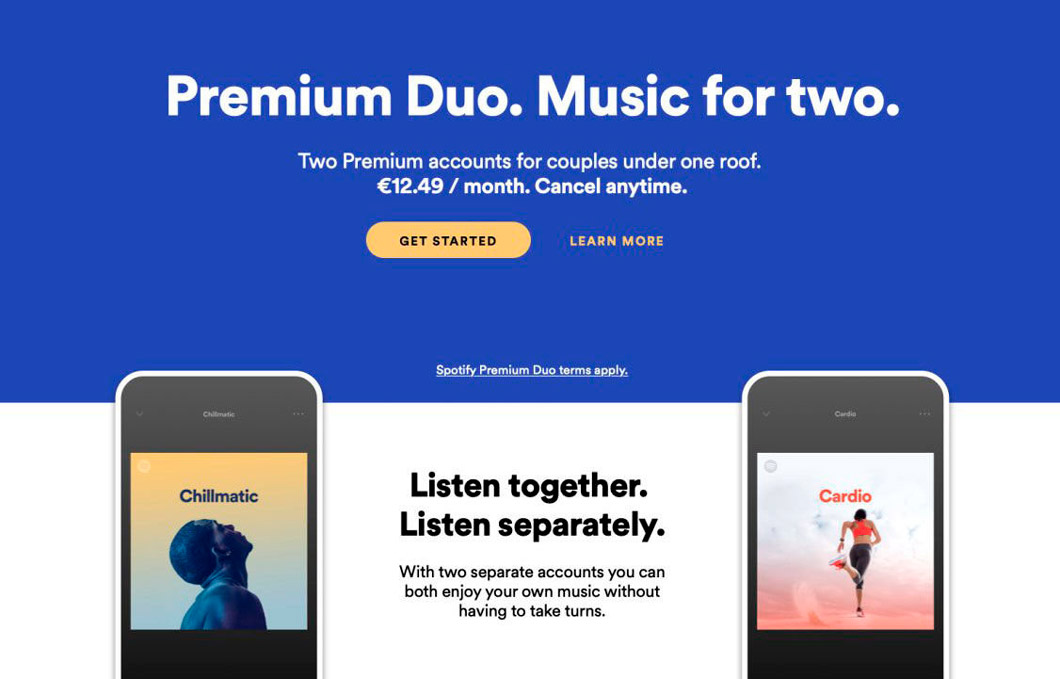 Spotify testa Premium Duo como alternativa ao plano familiar