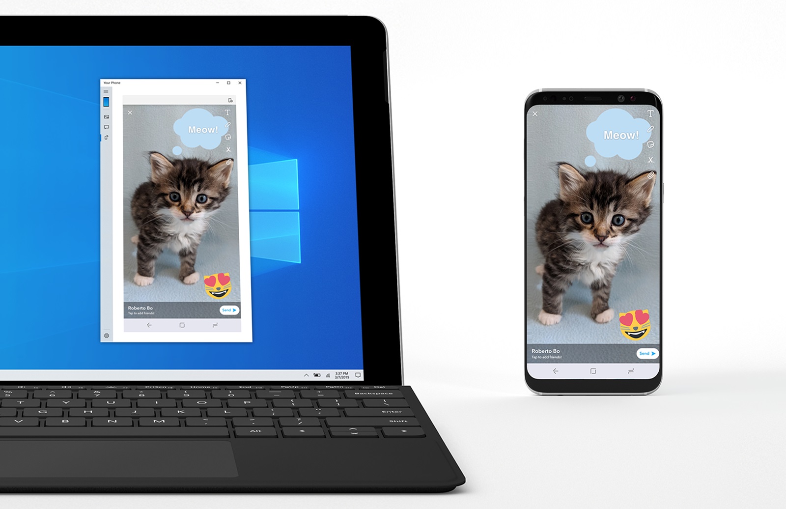 Prévia do Windows 10 espelha tela de celulares Android no computador