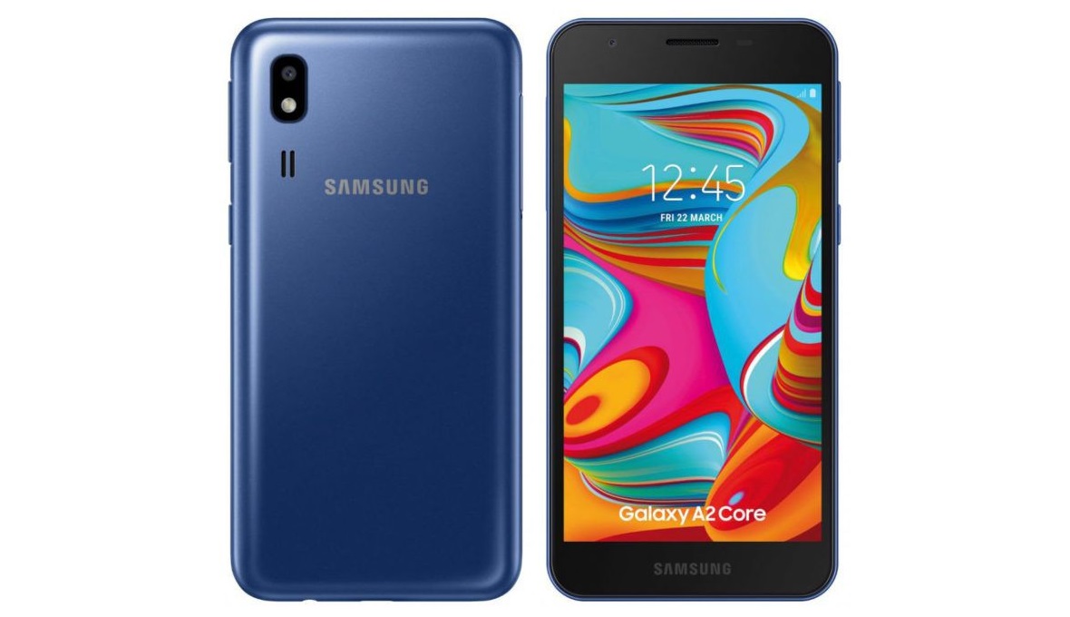 Samsung lança Galaxy A2 Core com Android Go na Índia