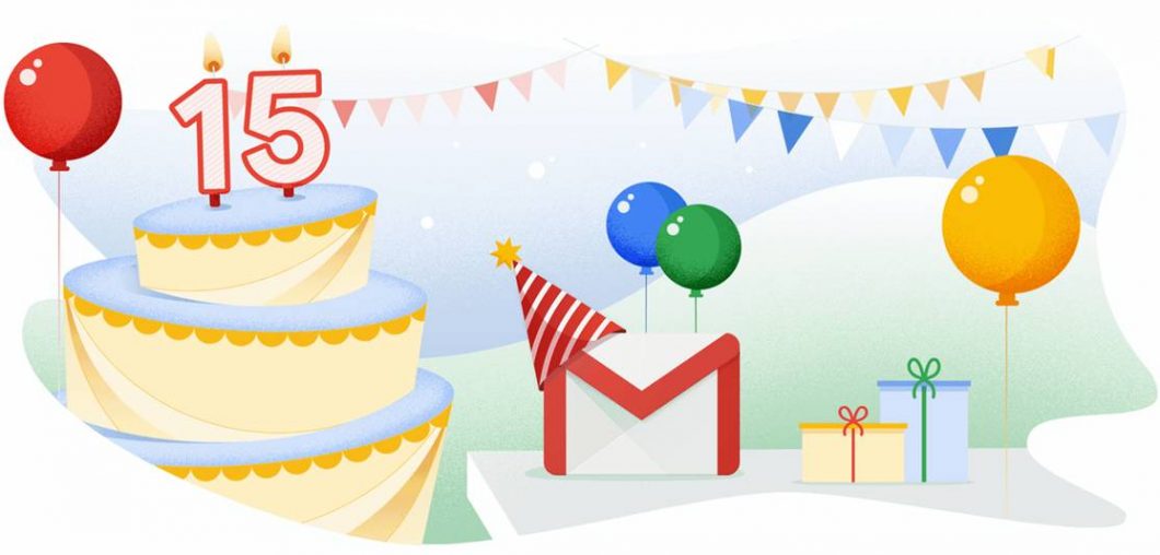 Gmail 15 anos